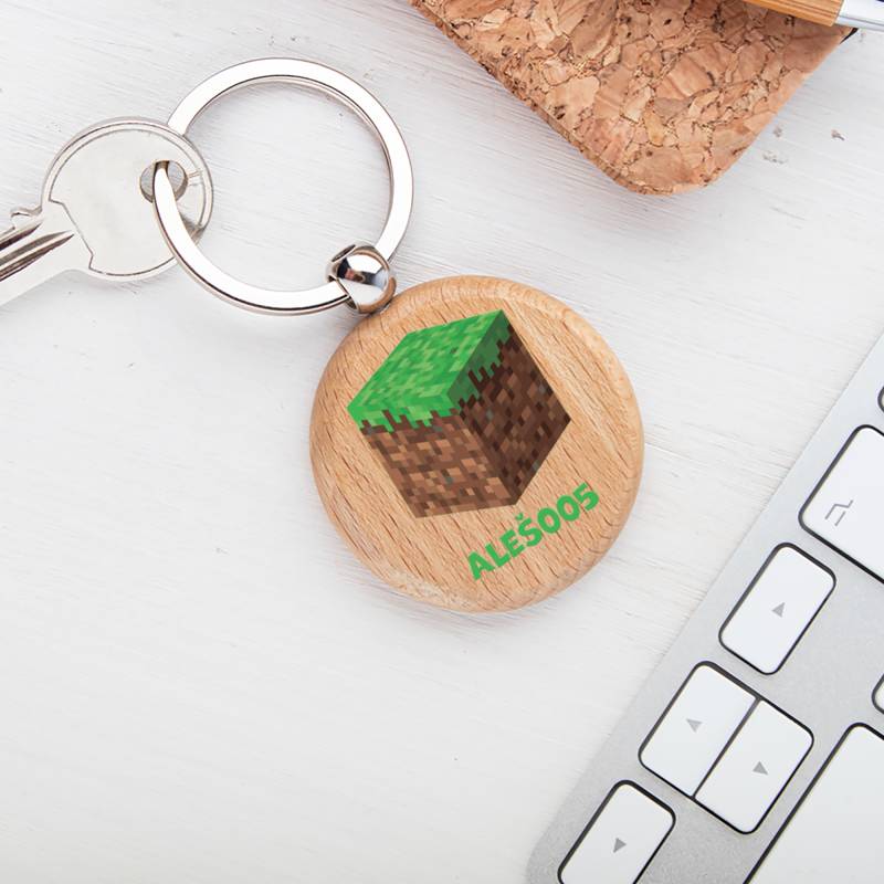 Personalizované klíčenky MineCraft