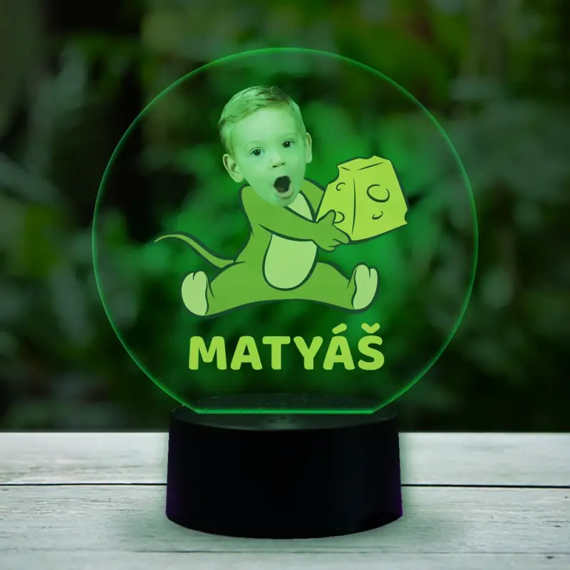 Personalizovaná LED lampa - Dětský pokoj