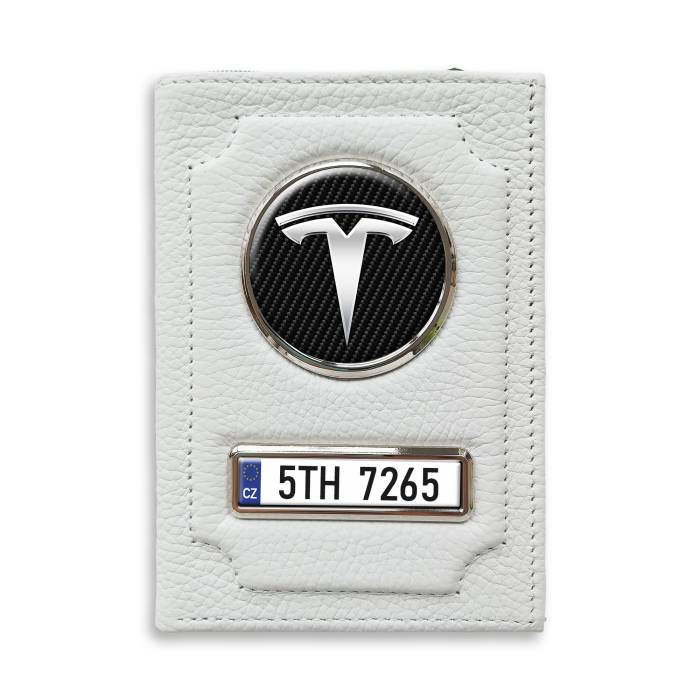 Personalizovaná peněženka na doklady Tesla