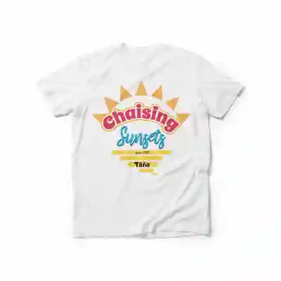Personalizovaná tričko - Chaising sunsets