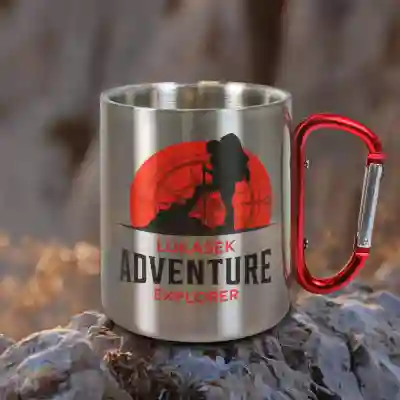 Personalizovaný hrnek z nerezové oceli 200ml - Adventure explorer