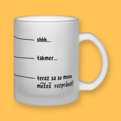 Průsvitný hrnek - Kávová gradace