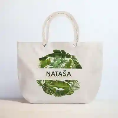 Personalizovaná plážová taška - Tropical summer