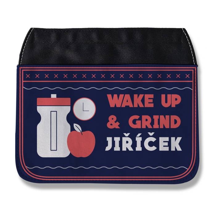 Personalizovaná sportovní taška - Wake up & Grind