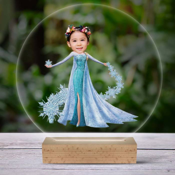 Personalizovaná LED lampa - Elsa