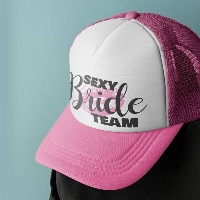 Personalizovaná čepice - Sexy bride team