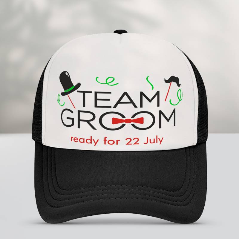 Personalizovaná čepice - Team Groom