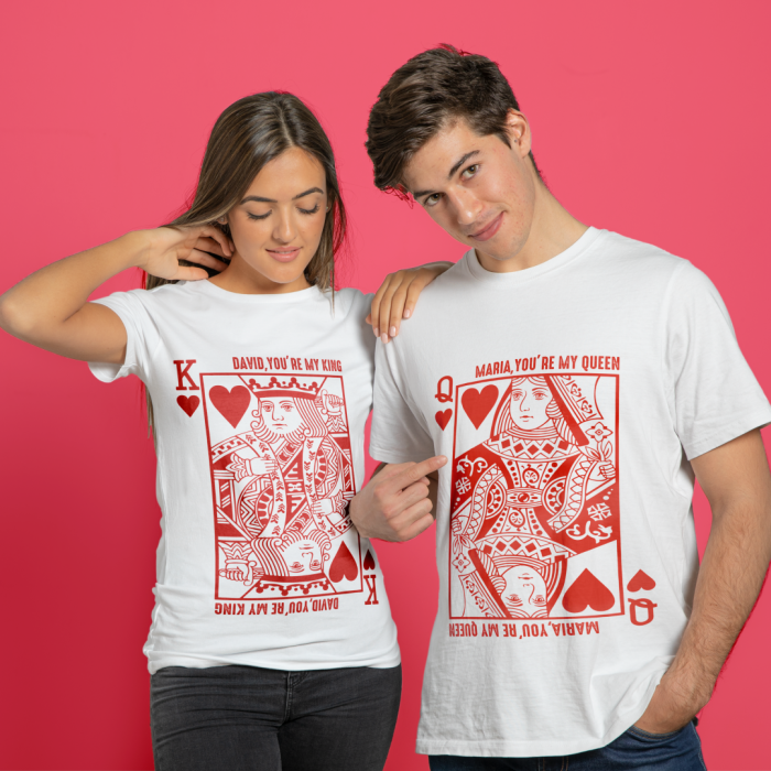 Personalizované tričko pro ženy – King of Hearts