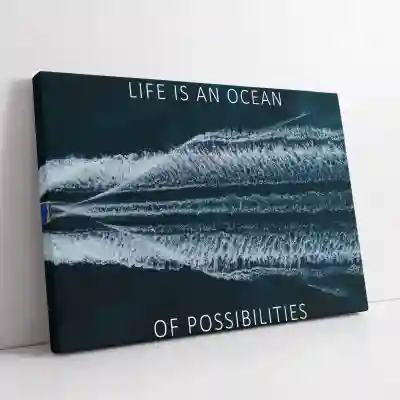 Personalizovaný canvas obraz - Life is an Ocean